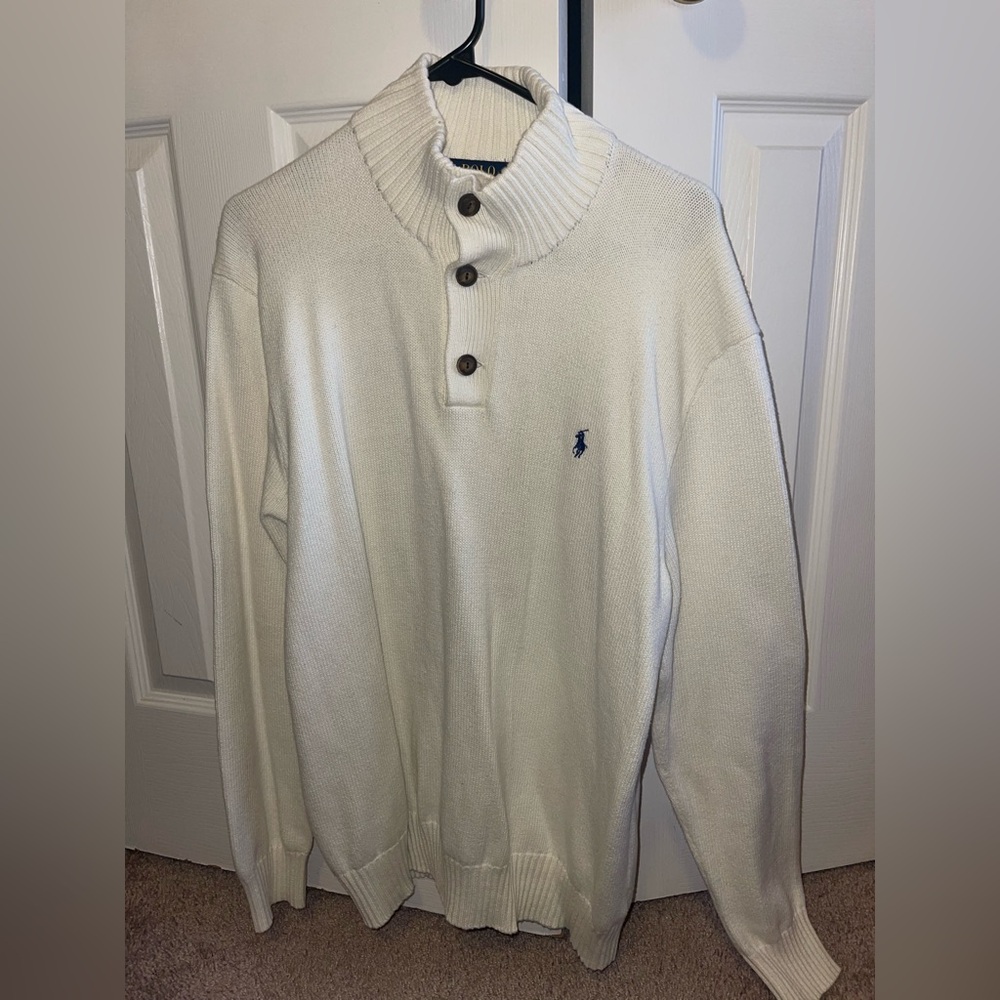 Ralph Lauren Men's Cream Sweater